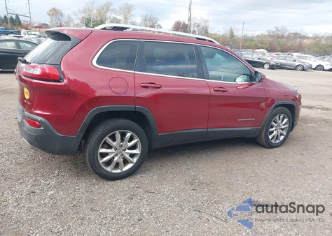 2015 Jeep Cherokee Limited z USA, uszkodzony, nr VIN 1C4PJLDS7FW572617